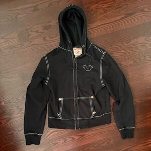 True Religion y2k Zip Up Hoodie